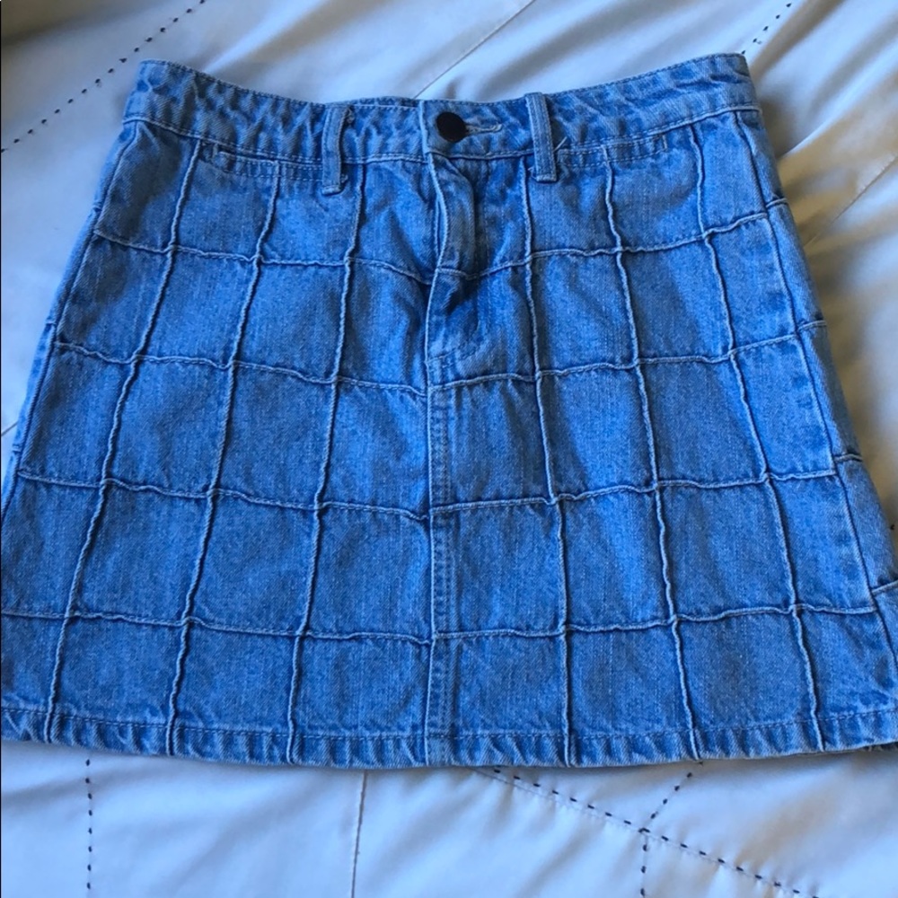 Denim Mini Skirt